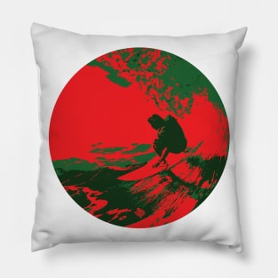 Texas Style Lone Surfer Pillow