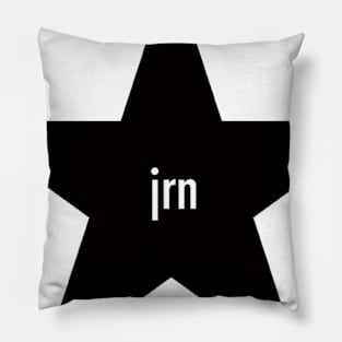 Black Star JRN Logo 2 Pillow