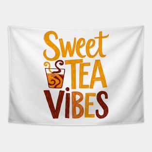 This retro-style sweet tea design is perfect for southern girls tea drinkers Tapestry