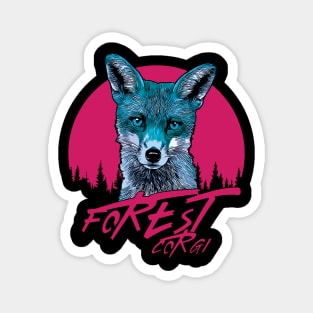 Forest Corgi Magnet