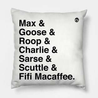 Main Force Patrol Roster Pillow