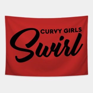 Curvy Girls Swirl Tapestry