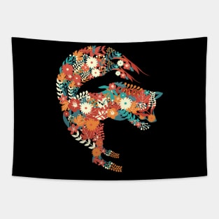 Floral Fox Tapestry