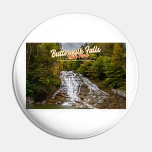 Buttermilk Falls Ithaca New York Pin