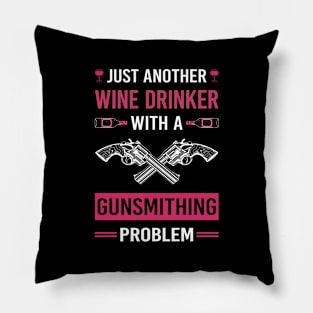 Wine Drinker Gunsmithing Gunsmith Pillow