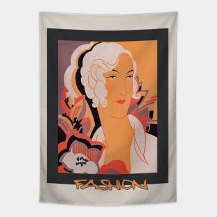 Portrait of Style: Art Deco and Fashion Tapestry