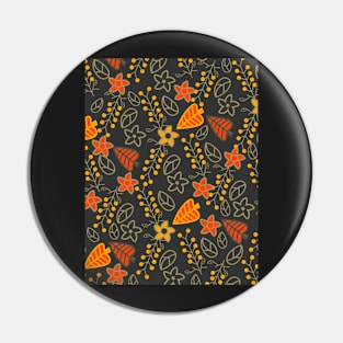 Golden falling leaves Pin