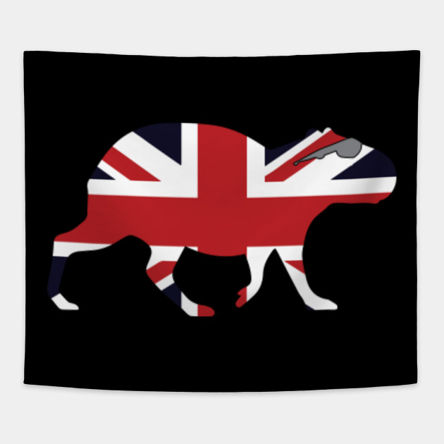 United Kingdom Uk Flag Union Jack Sunglasses Capybara Design