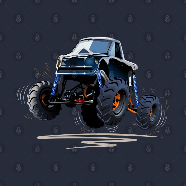 Cartoon Monster Truck by Mechanik