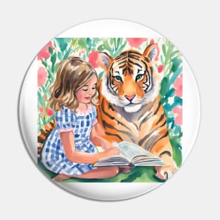 A Story, children illustration Pin