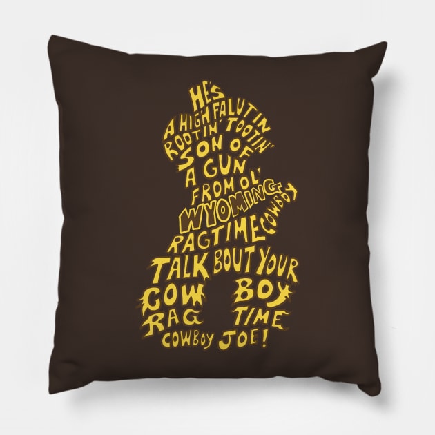 Ragtime Cowboy Joe Pillow by blakely737