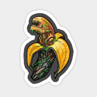 BANANA XENOMORPH MERCH Magnet