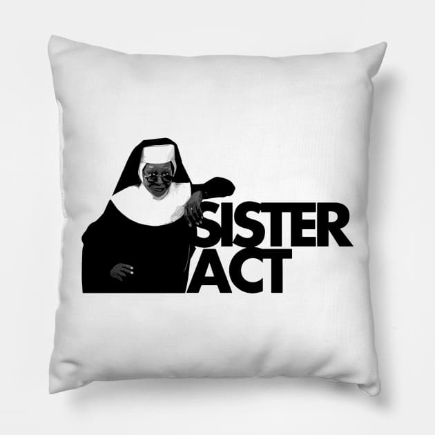 Sister Act Pillow by mech4zone