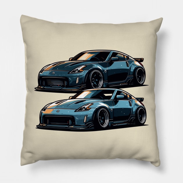 Nissan Z Pillow by Vehicles-Art