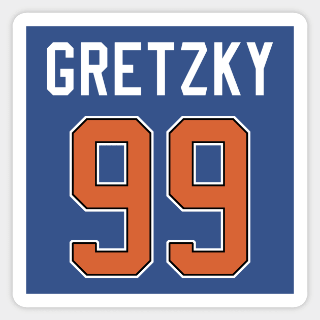 Edmonton Oilers - Wayne Gretzky - Edmonton Oilers - Sticker | TeePublic
