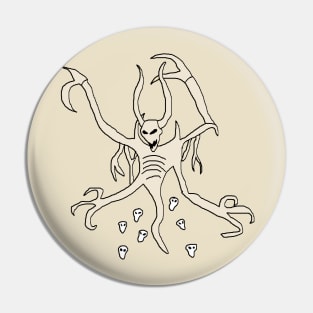 Poorly Drawn Mephisto Pin