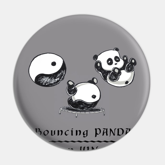 Yin Yang Panda Pin by Yong Toon