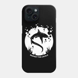 Respect the shark - Shark conservation Phone Case