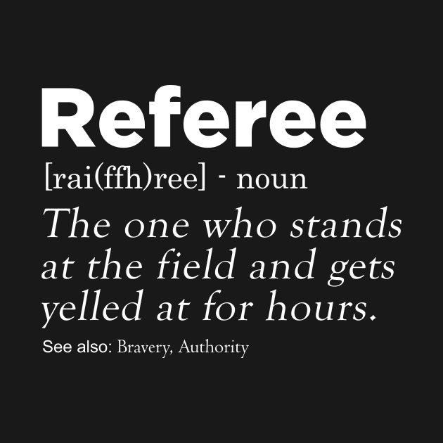 Referee Definition by Imutobi