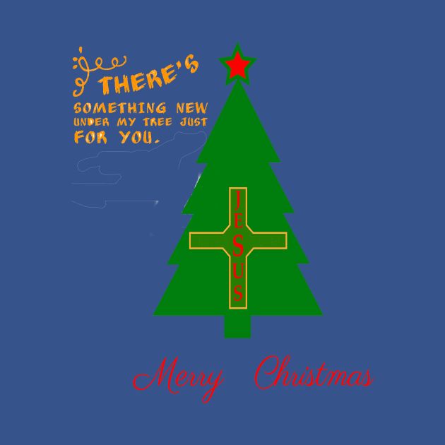 MERRY CHRISTMAS SOMETHING NEW JESUS T-SHIRT by phemalepheonix8