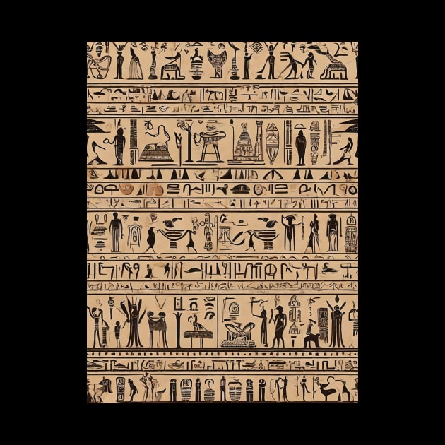 Egyptian hieroglyphs by likbatonboot