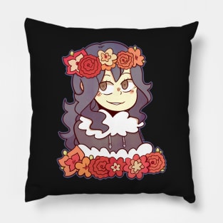 Juvia Flower Crown sticker Pillow