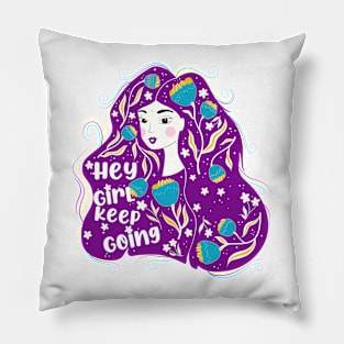 Keep Going Pillow