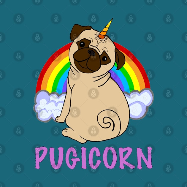 Pugicorn by FivePugs