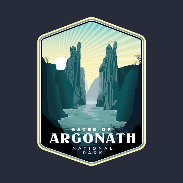 Gates of Argonath National Park by MindsparkCreative