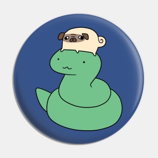 Snake and Little Pug Pin