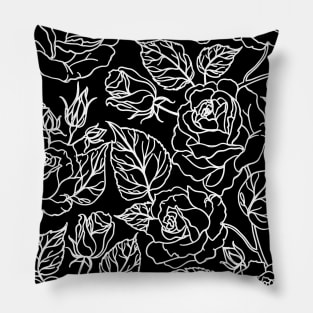 Flower rose design style Pillow