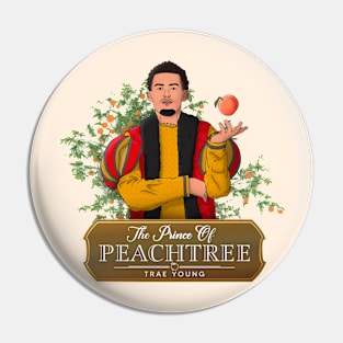 Trae Young - Prince Of Peachtree - Atlanta Basketball Pin