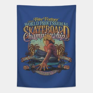 Free Former World Professional Skateboard Championships 1976 Tapestry