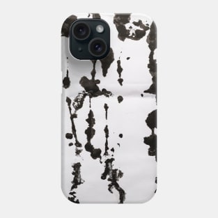 Black Ink Splatter - Alternative III Phone Case