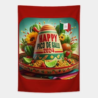 Happy Cinco de Mayo Funny Shirt Pico de Gallo 2024 Tapestry