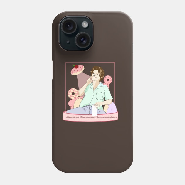 Kate and pink donuts Phone Case by Veljam