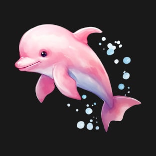 Cute Baby pink Dolphin T Shirt T-Shirt