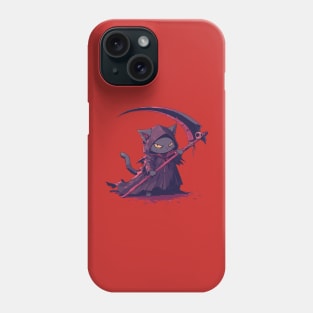 cat as reaper Phone Case