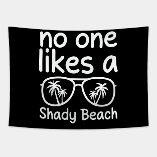 No One Like A Shady Beach, Summer Traveling Surfing Tapestry