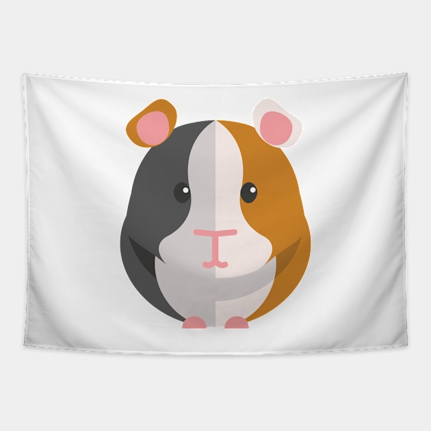 Guinea Pig - Cute Tapestry by KC Happy Shop