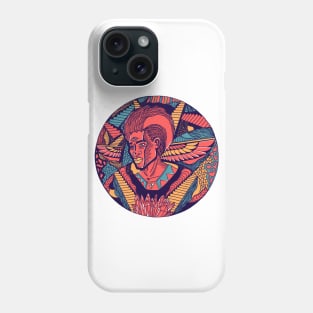 Retro Triad Wise Afro King Phone Case