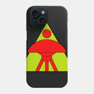 Tripod Warning Marker Phone Case