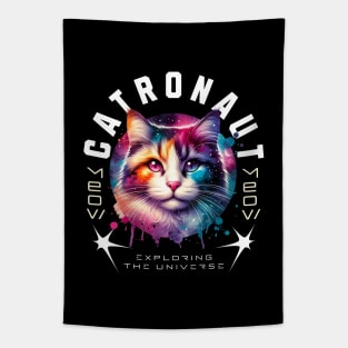 Cat in Space, Cat Lovers, Kitten in Space, Astronaut Cat Tapestry