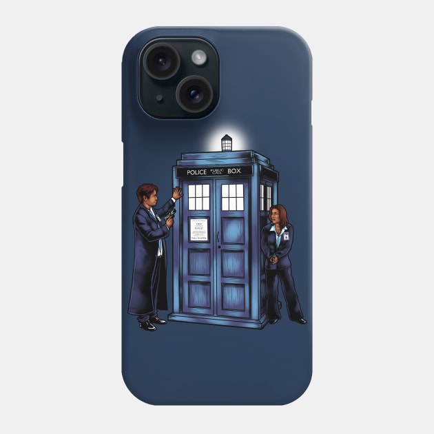 The Agents have the Phone Box Phone Case by sugarpoultry