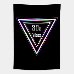 Totally Triangular 80s Vibes Tapestry