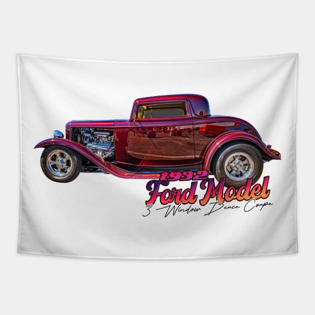 1932 Ford Model B 3 Window Coupe Tapestry by Gestalt Imagery