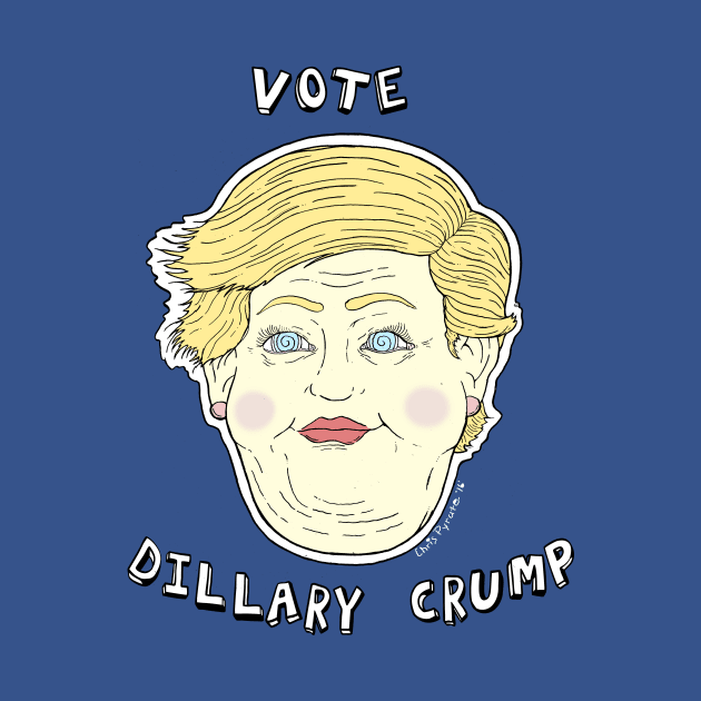 VOTE CRUMP 2016! (DARK COLORS) T-SHIRT by ChrisPyrate