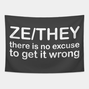 Pronouns: ZE/THEY - there is no excuse for getting it wrong Tapestry