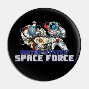 Space Force - Fighting Astronaut Pin