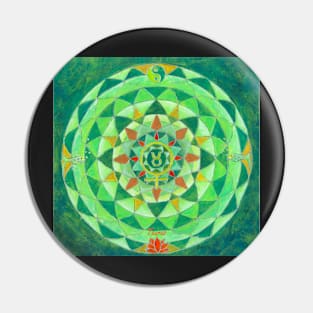 Taurus horoscope free-hand mandala - Renate van Nijen Pin